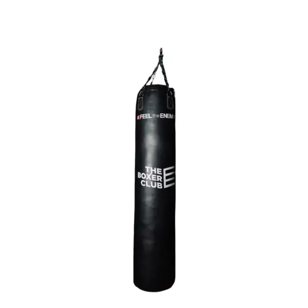 TBC SACO BOXEO 170x35CM PRO CON RELLENO 50KG NEGRO